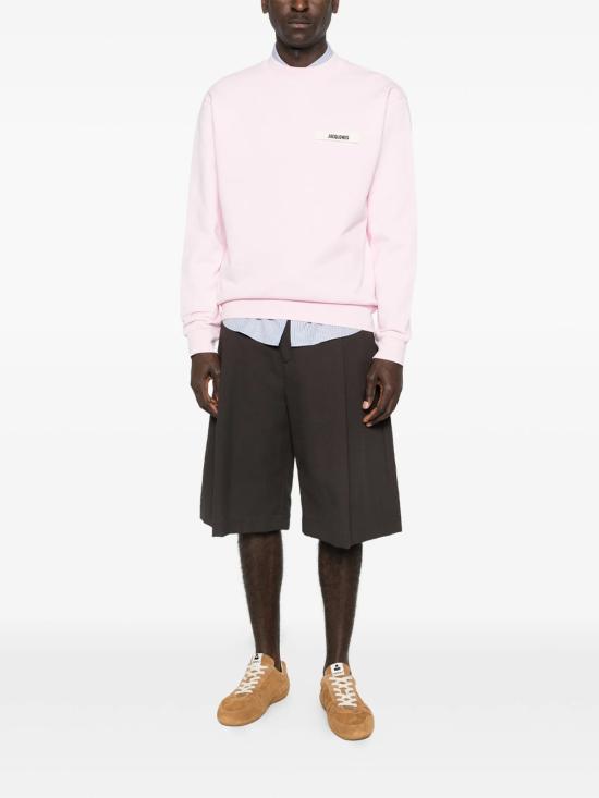 26SS 자크뮈스 그로그랭 스웨트 셔츠 SSM00206AJ00126 431 PINK 2 - JACQUEMUS