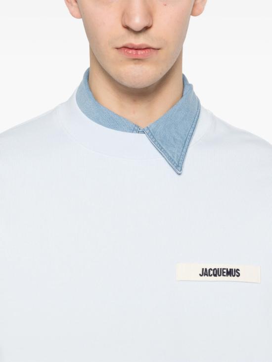 26SS 자크뮈스 그로그랭 스웨트 셔츠 SSM00206AJ00126 321 LIGHT BLUE 2 - JACQUEMUS