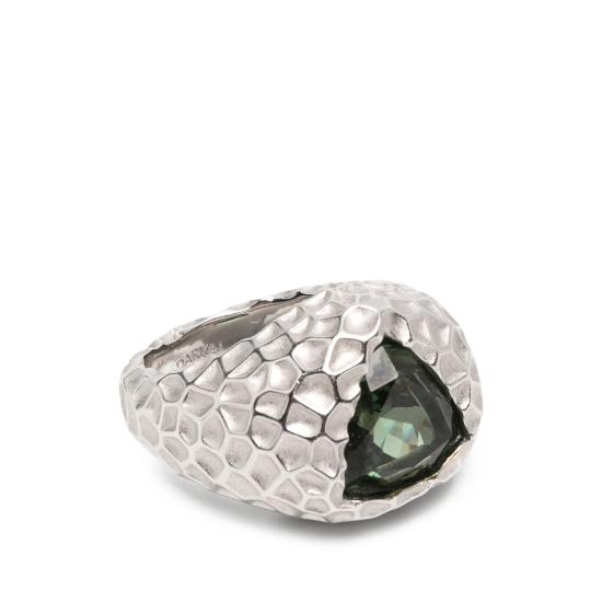 26SS 다카이 반지 DIAN0020BBTRL SILVER GREEN