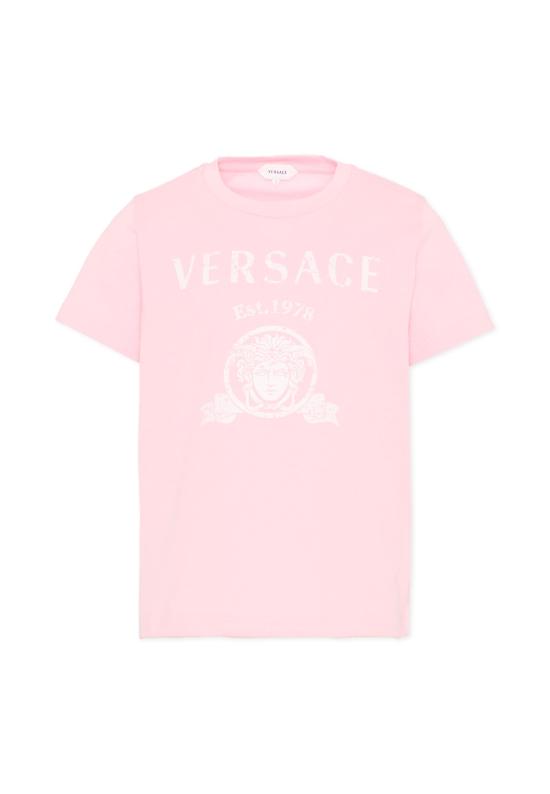 26FW [키즈] 베르사체 티셔츠 1024946 1A18123 2PS80 PINK