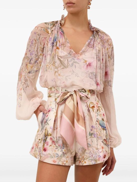 26SS 짐머만 블라우스 0991TC261 CRMAV CREAM AVIARY - ZIMMERMANN