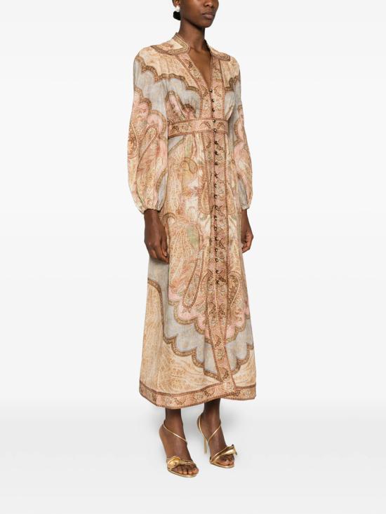 26SS 짐머만 롱 원피스 5753DRS262 TPML TAPESTRY MULTI - ZIMMERMANN