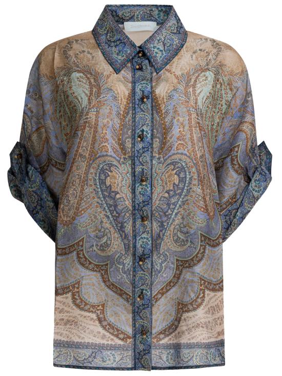 26SS 짐머만 블라우스 8624TRS262 TPBL TAPESTRY BLUE MULTI