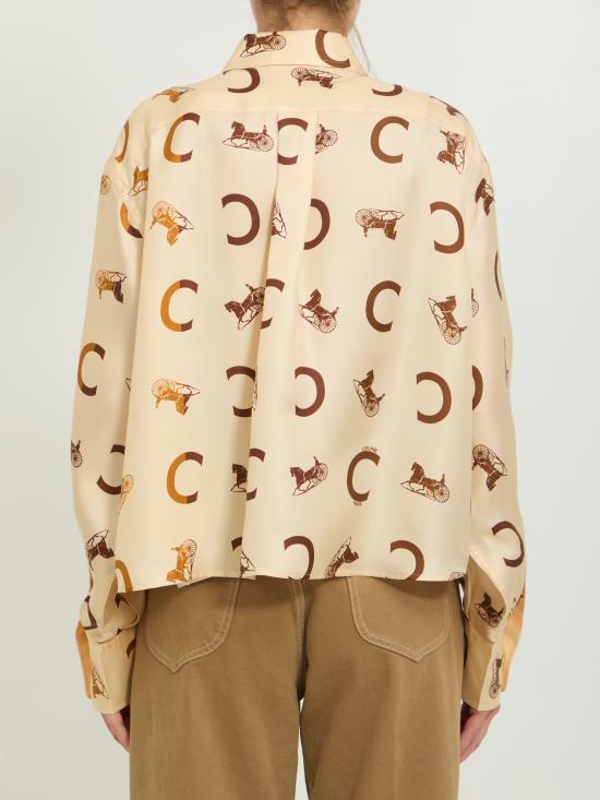 26SS 셀린느 블라우스 RC0DU3K44 CREAM - CELINE