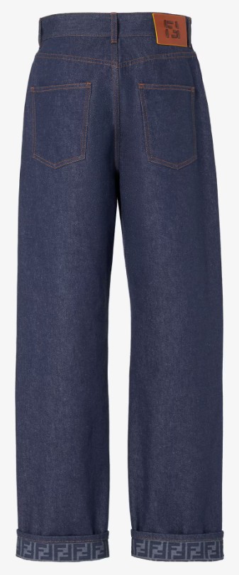 26SS 펜디 블루 데님 팬츠 FLP882AOHS F0QB0 NAVY - FENDI