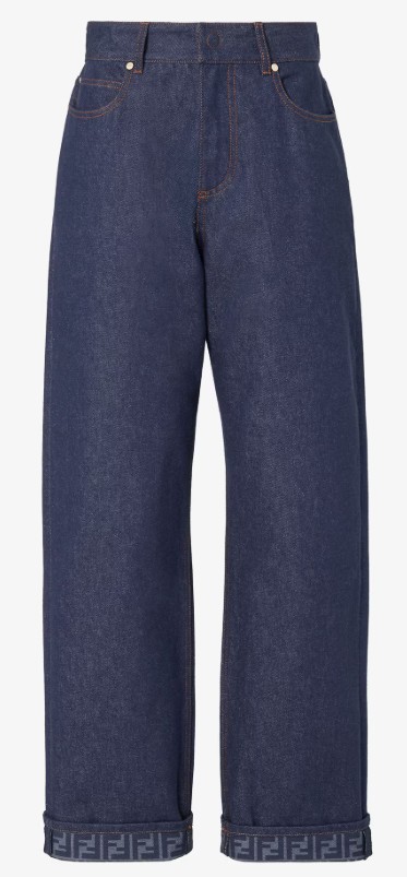 26SS 펜디 블루 데님 팬츠 FLP882AOHS F0QB0 NAVY
