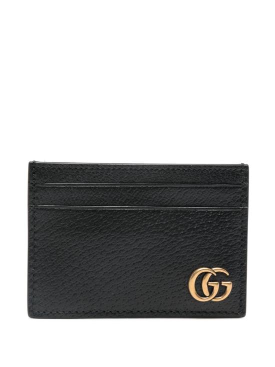 26FW 구찌 GG 마몽 레더 머니 클립 436022 DJ20T1000 Black - GUCCI