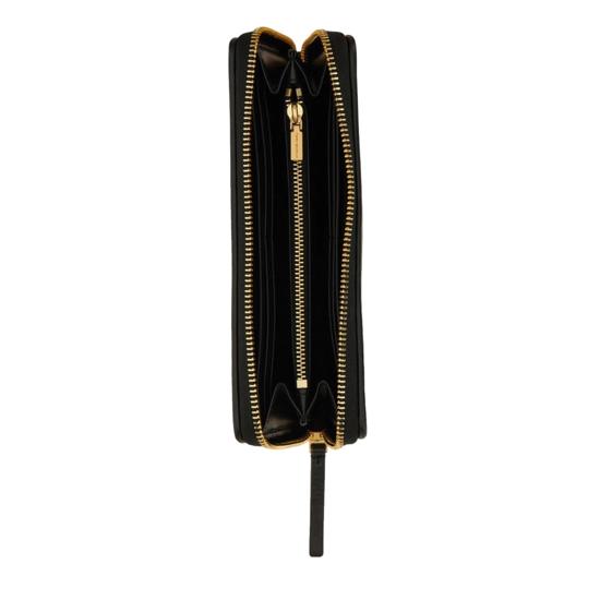 26SS 토리버치 키라 퀼트 집 월렛 154989 001 BLACK - TORY BURCH