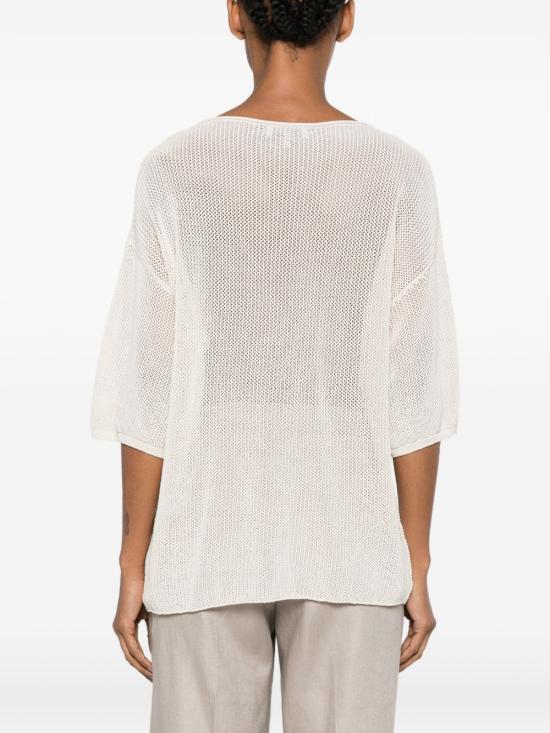 26SS 안토넬리 피렌체 스웨터 41745Q01907 20200 Bianco - ANTONELLI FIRENZE