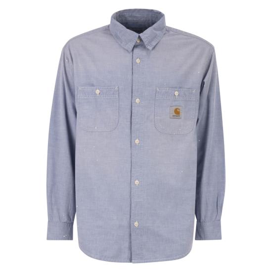 26FW 칼하트 긴팔 셔츠 I036919 LIGHT BLUE
