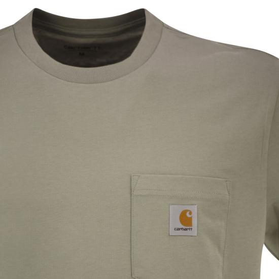 26FW 칼하트 숏슬리브 포켓 티셔츠 I030434 OLIVE - CARHARTT