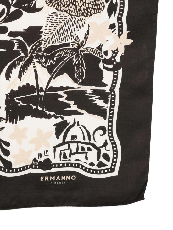 26SS 에르마노 피렌제 머플러/스카프 D48ER002EC9 MFB61 Black - ERMANNO FIRENZE