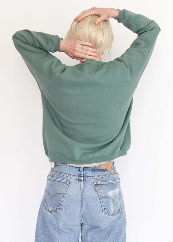  선레이 스포츠웨어 스웨터 선레이 폴리아후 일본산 기모 스웨트셔츠 - SUNRAY