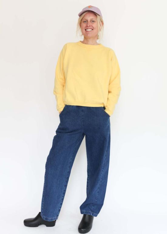  선레이 스포츠웨어 스웨터 선레이 폴리아후 일본산 기모 스웨트셔츠 - SUNRAY