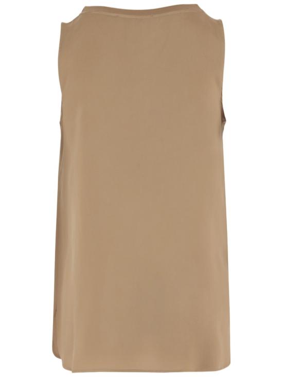 26SS 큐윈스 민소매 티셔츠 POPPYCTE075C322 Brown - Q-WINS