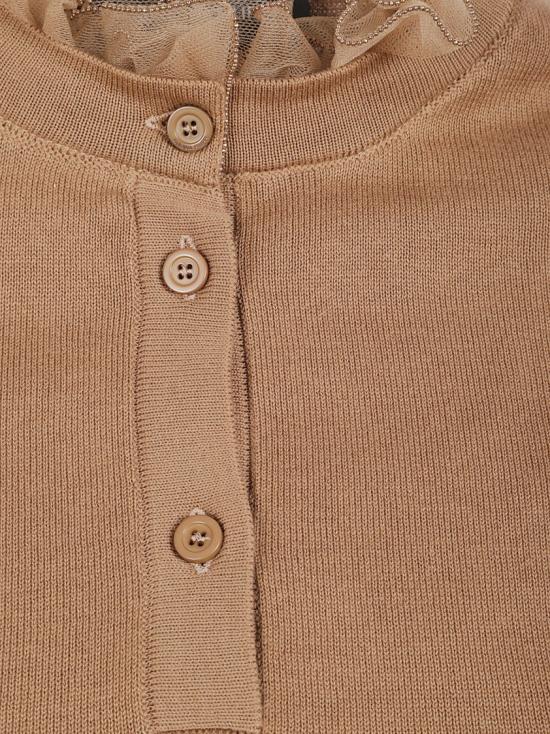 26SS 파비아나 필리피 폴로 티셔츠 MAD276F520M2281268 Brown - FABIANA FILIPPI
