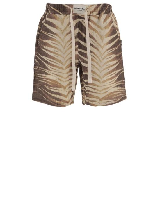26SS 저스트까발리 숏팬츠 80OADF02CNF06R83 Brown
