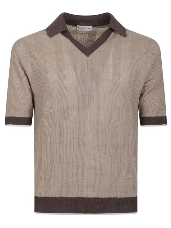 26SS 발렌타인 폴로 티셔츠 B2H03214L1394017 Brown