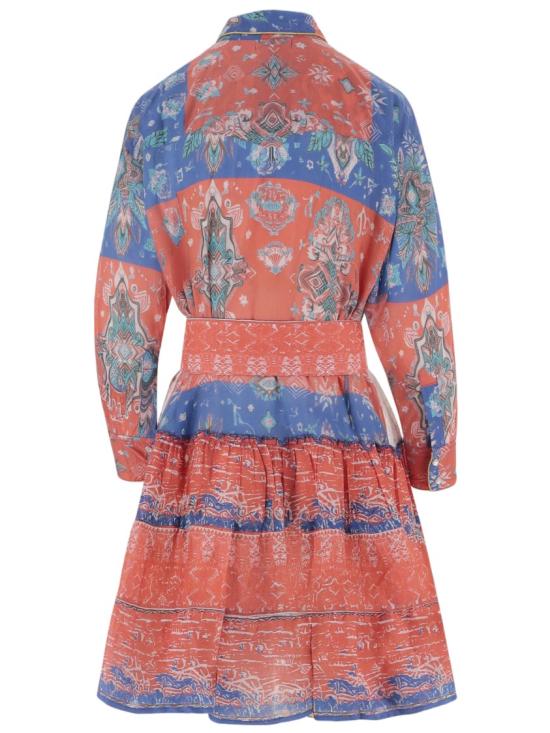 26SS Pep's Cannes 미디 원피스 NAVAROWESTERN4POPPYREDBLUE Multicolor - PEPS CANNES