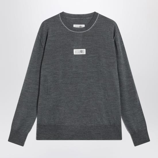 26FW MM6 메종마르지엘라 긴팔 티셔츠 SH0HL0010M13037 Grey