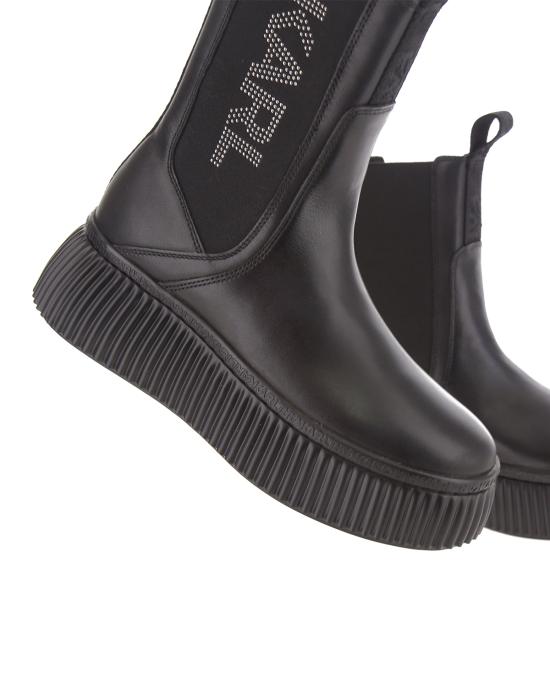  칼라거펠트 부츠 Kl42360 00X Black Lthr Mono NERO - KARL LAGERFELD