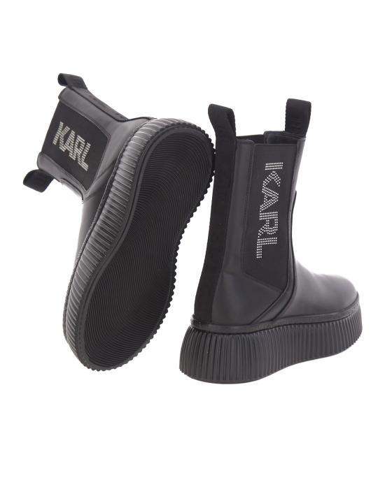  칼라거펠트 부츠 Kl42360 00X Black Lthr Mono NERO - KARL LAGERFELD