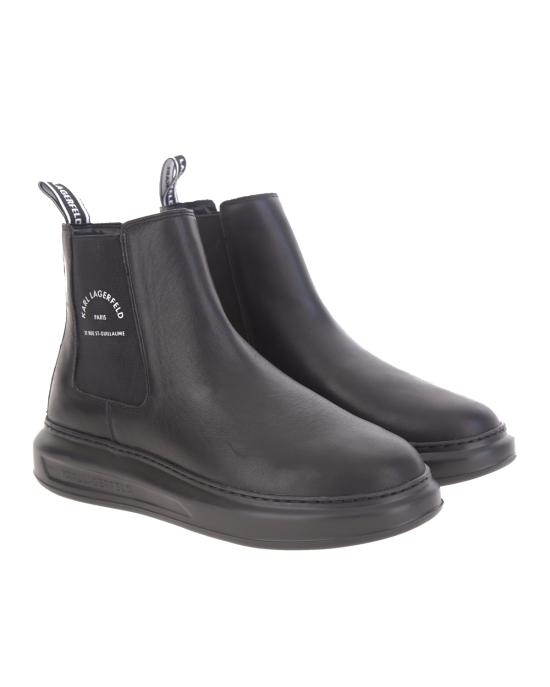  칼라거펠트 부츠 KL52541 00X Black Lthr Mono NERO - KARL LAGERFELD