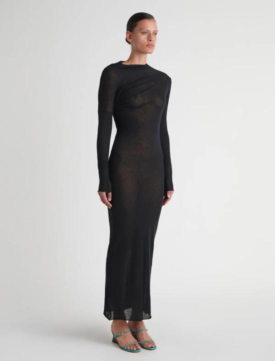 26SS 팔로마울 롱 원피스 WJOR02 999 Black - PALOMA WOOL