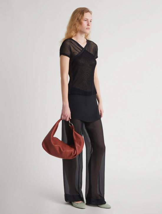 26SS 팔로마울 반팔 티셔츠 WD6203 999 Black - PALOMA WOOL