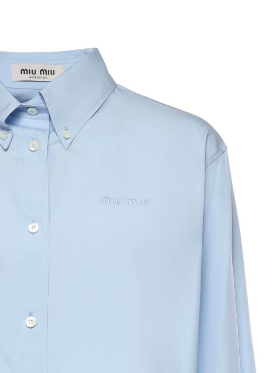 26SS 미우미우 셔츠 MK1693 19SEF0013 Clear Blue - MIU MIU