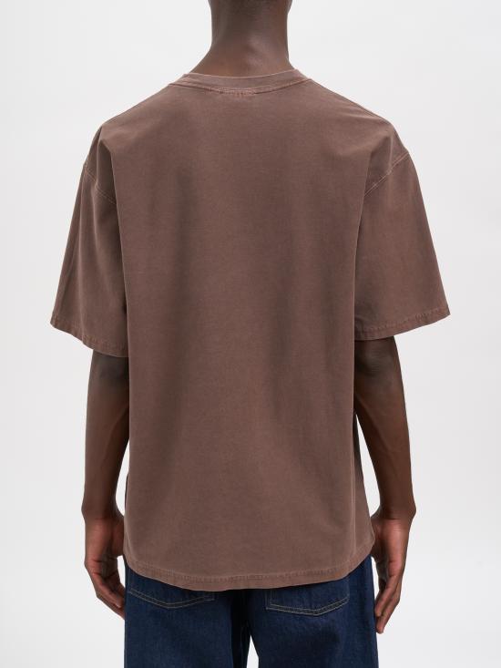 26FW 칼하트 WIP 반팔 티셔츠 RI03686347GD Brown - CARHARTT WIP