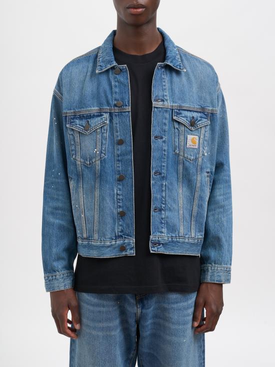 26FW 칼하트 WIP 데님 자켓 RI03335201EJ Blue - CARHARTT WIP