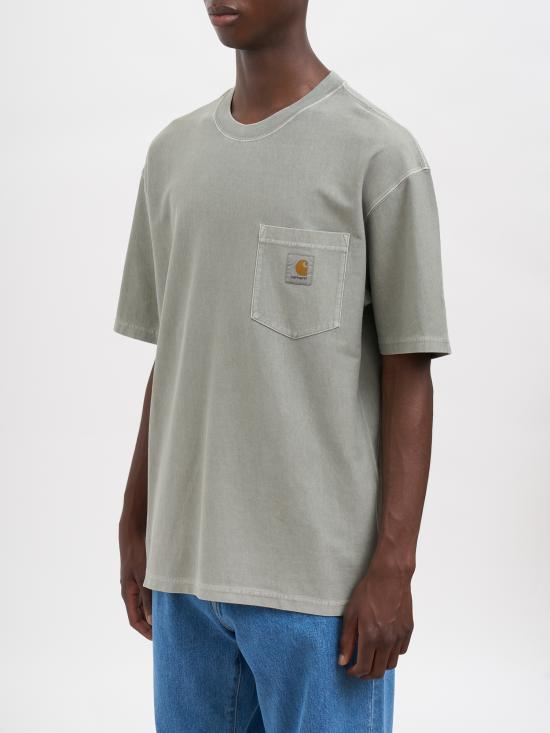 26FW 칼하트 WIP 반팔 티셔츠 RI0368633RFGD Green - CARHARTT WIP