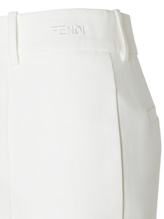 26SS 펜디 테크니컬 캔버스 팬츠 FR6711 AW7Q F0ZNM WHITE - FENDI