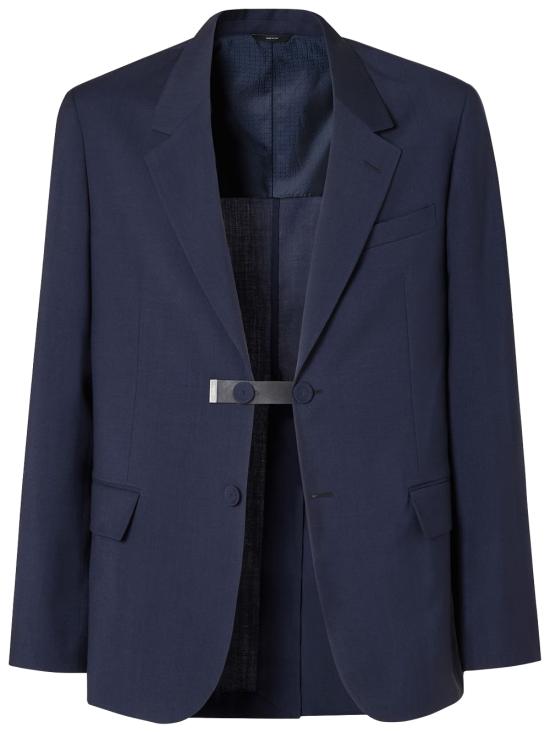 26SS 펜디 울 캔버스 블레이저 FJ0987 AYU7 F0QG0 DARK BLU