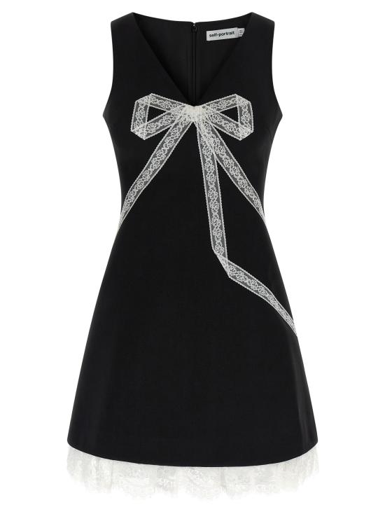 26FW 셀프 포트레이트 숏 원피스 PF26004SBBLACK