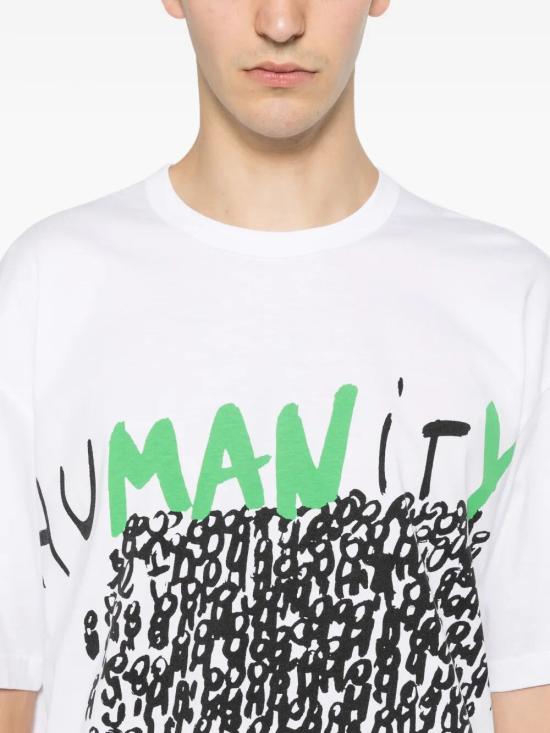 26SS 꼼데가르송 반팔 티셔츠 FQ T040 S26 WHITE - COMME DES GARCONS