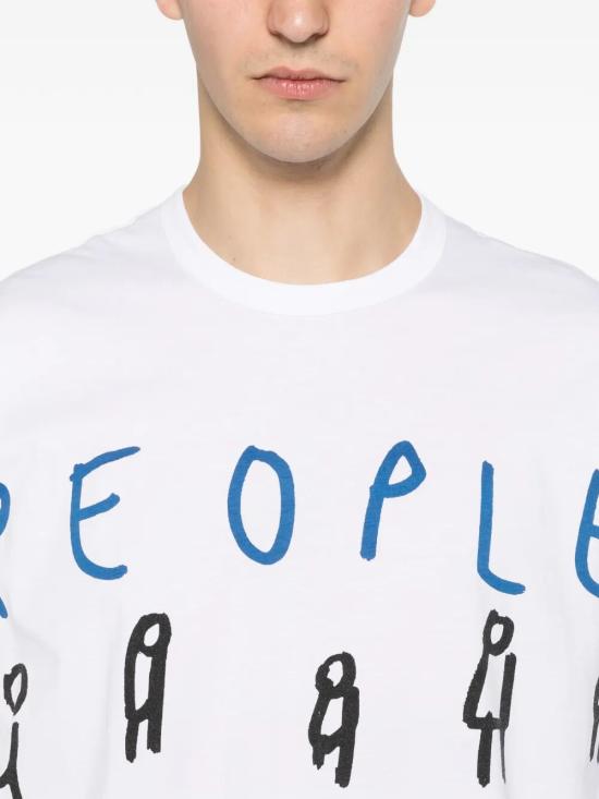 26SS 꼼데가르송 반팔 티셔츠 FQ T031 S26 WHITE - COMME DES GARCONS