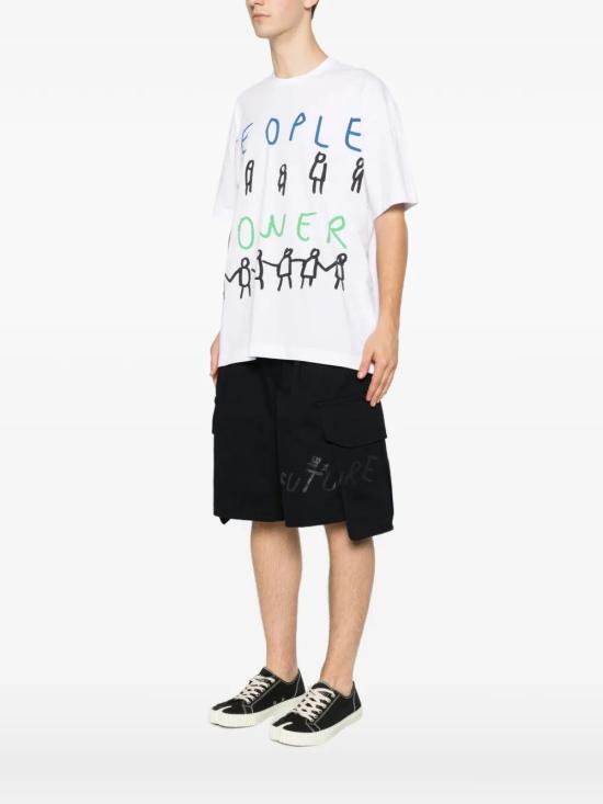 26SS 꼼데가르송 반팔 티셔츠 FQ T031 S26 WHITE - COMME DES GARCONS