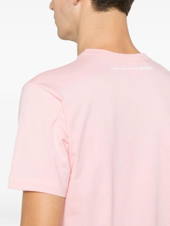 26SS 꼼데가르송 반팔 티셔츠 FQ T001 S26 PASTEL PINK - COMME DES GARCONS