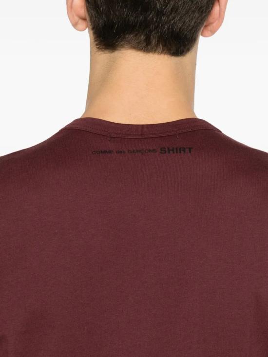 26SS 꼼데가르송 반팔 티셔츠 FQ T002 S26 RED - COMME DES GARCONS