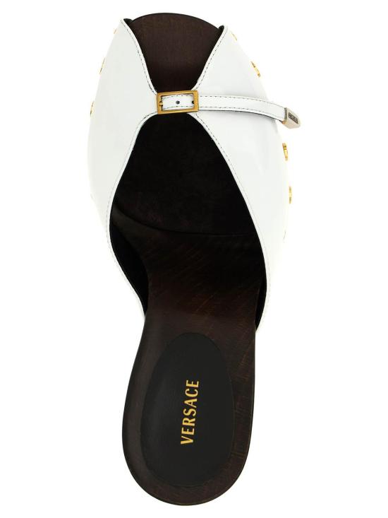 26SS 베르사체 뮬/슬리퍼 1024342D2VE1W00X White - VERSACE