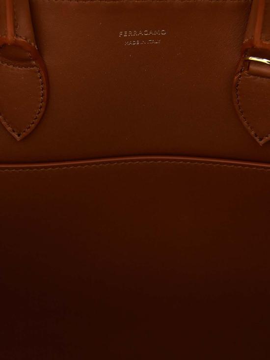 26SS 살바토레 페라가모 토트백 789997NATURALERST Brown - SALVATORE FERRAGAMO