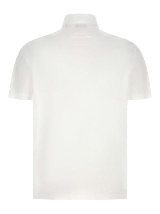 26SS 에르메네질도제냐 폴로 티셔츠 UH348A3H794100 White - ERMENEGILDO ZEGNA