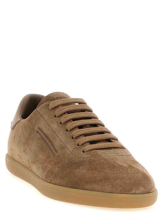 26SS 에르메네질도제냐 스니커즈 LHSOYS8218Z252 Brown - ERMENEGILDO ZEGNA