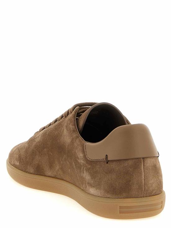26SS 에르메네질도제냐 스니커즈 LHSOYS8218Z252 Brown - ERMENEGILDO ZEGNA