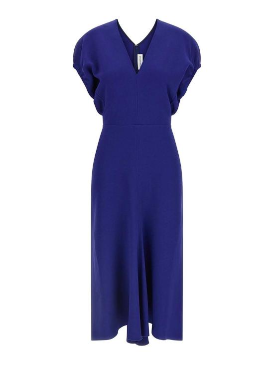 26SS 빅토리아 베컴 미디 원피스 1226WDR006381ABRIGHTINDIGO Blue