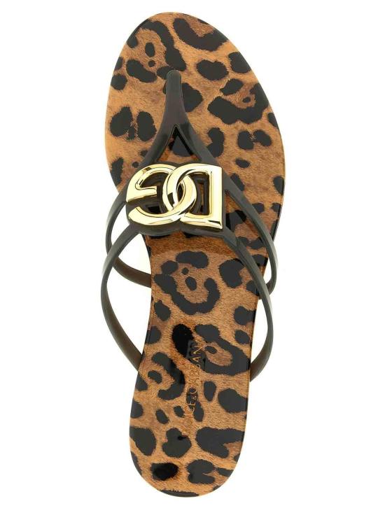 26SS 돌체앤가바나 러버 비치웨어 슬라이드 CW2418AY850HY13M Multicolour - DOLCE & GABBANA