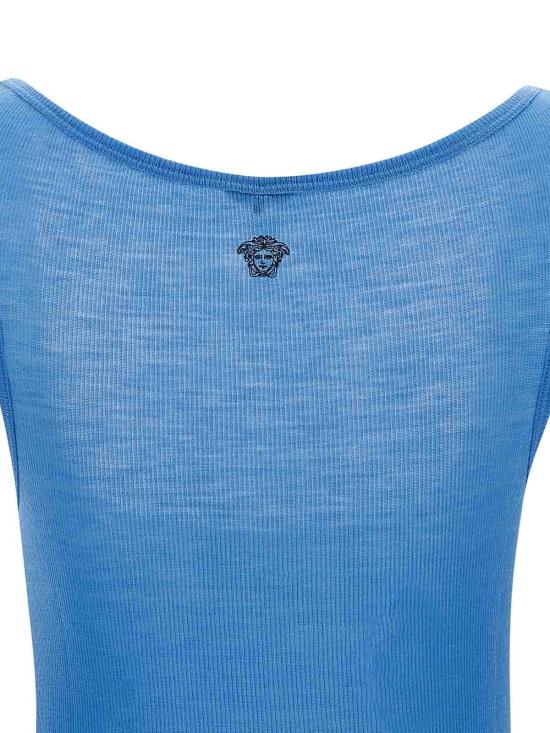 26SS 베르사체 민소매 티셔츠 10236981A175481V440 Light Blue - VERSACE