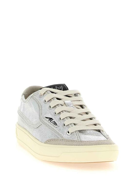 26SS 오트리 WINDSCAPE 로우 스니커즈 스웨이드 SCLWCU07 Silver - AUTRY